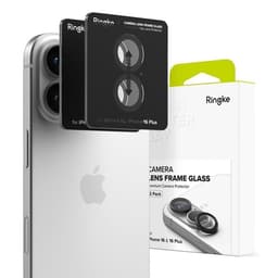 Ringke [2-Pack] iPhone 16/16 Plus kameralinsedæksel hærdet glas