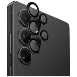 UNIQ Galaxy S25 Ultra Kameralinsskydd Härdat Glas Optix Aluminium - Svart