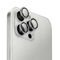UNIQ iPhone 16 Pro/16 Pro Max Kameralinsskydd Härdat Glas Optix - Vit