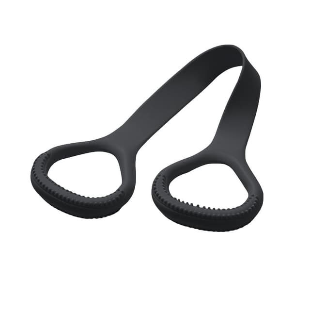 Motståndsband för yogaställningar, för ryggförlängning 10-20 lbs Svart