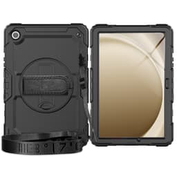 Musta silikoninen käsiremmi suojakotelo yhteensopiva Samsung Galaxy Tab S6 Lite 10.4 tuuman (2020/2022/2024) kanssa