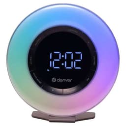 Väckarklocka med wake-up light och FM-radio