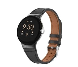 Vævet Google Pixel Watch Band Stilfuldt og behageligt Sort