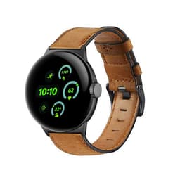 Rem i ægte læder til Google Pixel Watch 3 (45 mm) - Brun