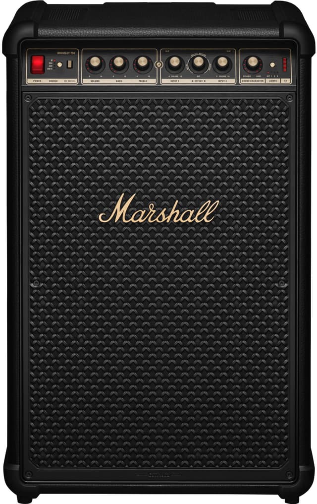 Marshall Bromley 750 trådlös bärbar högtalare (svart/mässing)