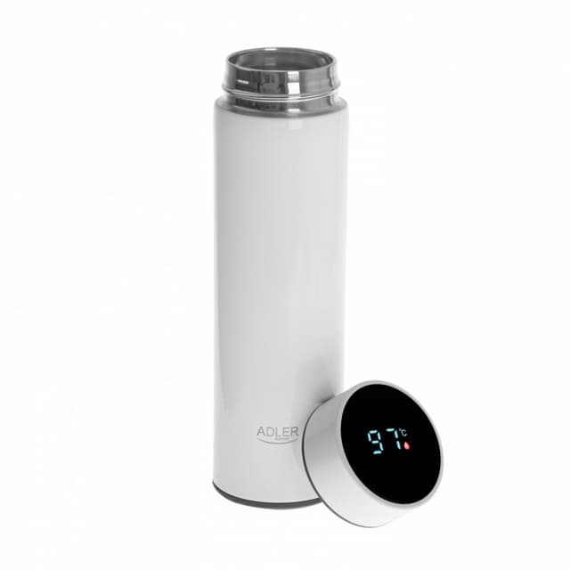 Adler AD 4506w termokande med LED, 473 ml, hvid