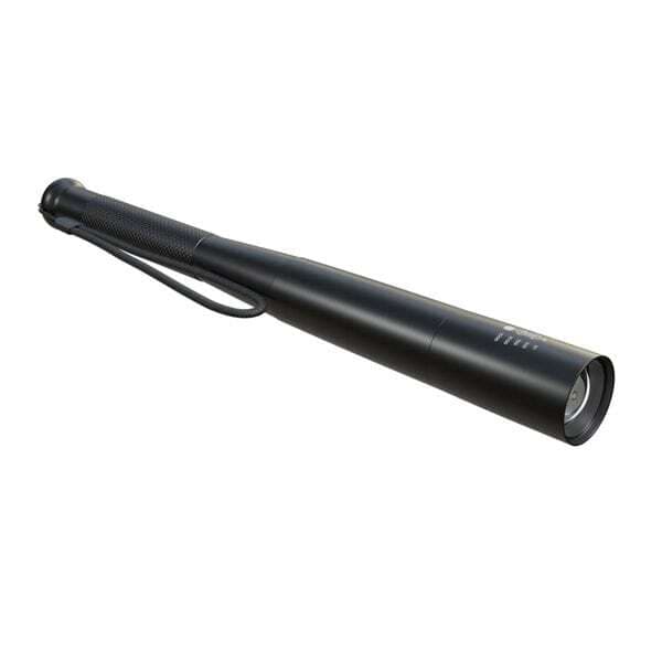 LED-ficklampa i aluminium, 10W, 300 lm, 29 cm, batteridriven