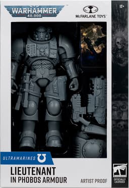 McFarlane Warhammer 40000 actionfigur (Löjtnant i Phobos-rustning)