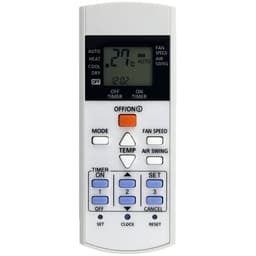 Kaukosäätimen vaihto Panasonic A75C3623 -ilmastointilaitteeseen