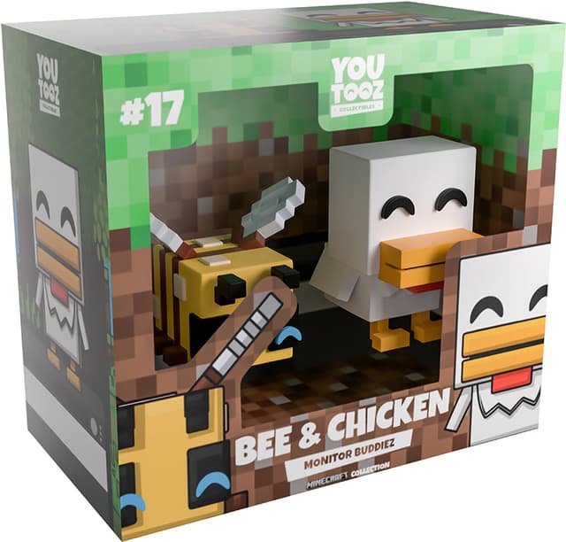 Youtooz Minecraft actionfigurer (Bee & Chicken)