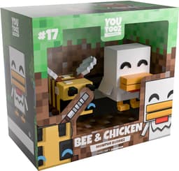 Youtooz Minecraft actionfigurer (Bee & Chicken)