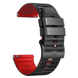 Twin Urrem til Suunto 7 - Black red
