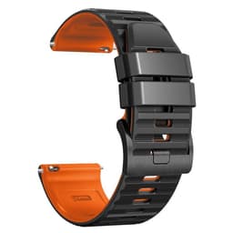 Twin kellon ranneke Suunto 7 - Black orange