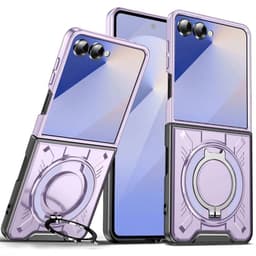 Magnetic Ring deksel Samsung Galaxy Z Flip 7 - Misty Purple