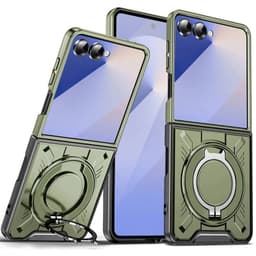 Magnetic Ring kuori Samsung Galaxy Z Flip 7 - Pine Green