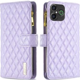 Rhombus mobilcover 9-kort Doro Aurora A30 - Misty purple