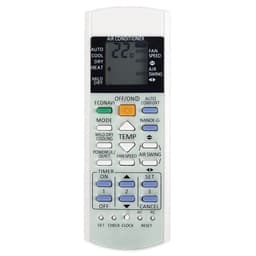 Erstatning fjernkontroll for A75C3706 Panasonic Air Conditioner