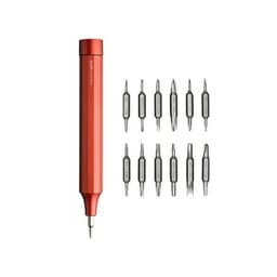 Precisionsskruvmejsel 24-i-1 med aluminiumlegering - Röd