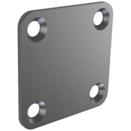 Epoq liitäntälevy oveen 4 x 4 cm (grafiitti)