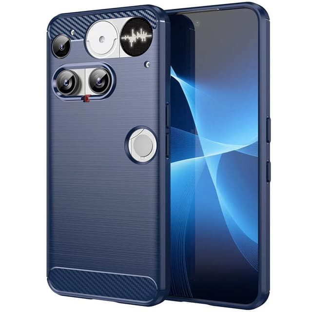 Borstat silikon skal Nothing Phone 3 - Blå