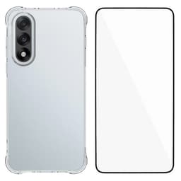 For OnePlus Nord Nord 5 5G Deksel TPU-telefondeksel med herdet glassbeskytter