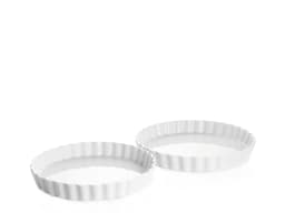 Pillivuyt Serie Originale Pie pan no. 8 and 9 White