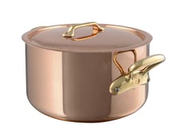Mauviel Pot with lid Dia 24 cm 5,6 liter Copper