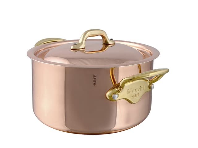 Mauviel M'150B Gryde med låg 3,2 liter Copper