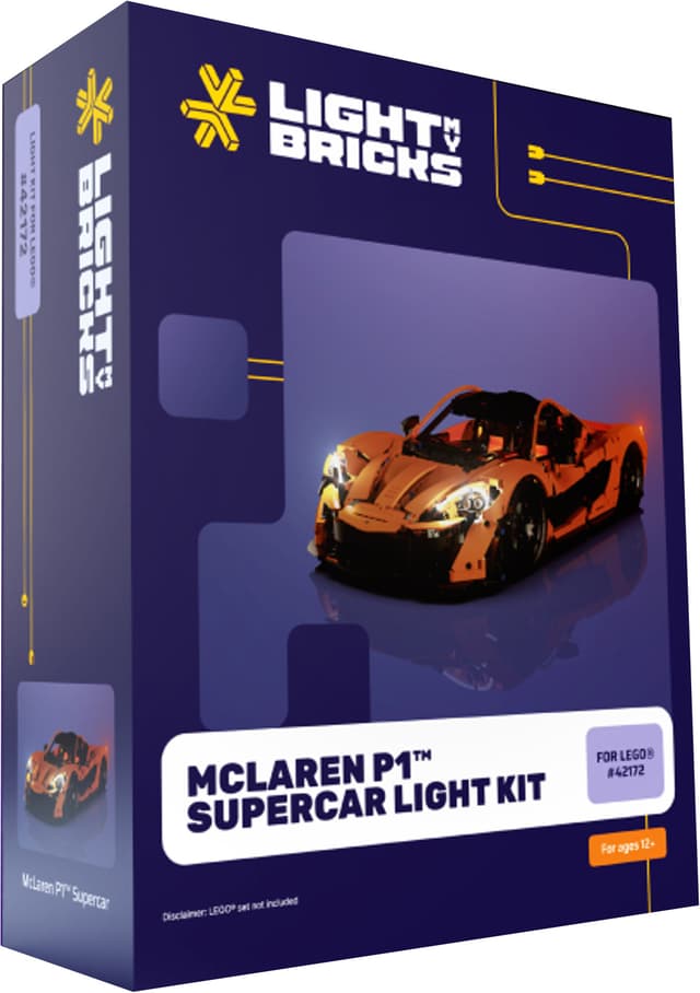 Light My BricksMcLaren P1 Supercar lyskit