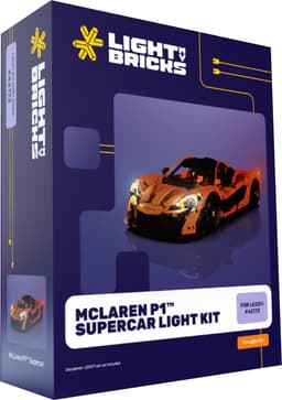 Light My BricksMcLaren P1 Supercar lyssett