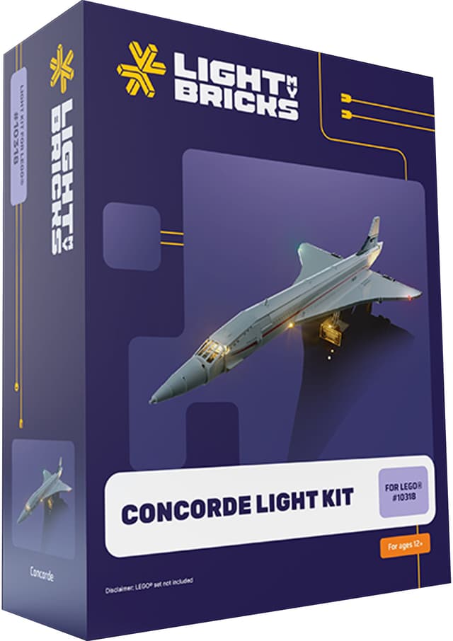 Light My Bricks Concorde belysningskit 10318