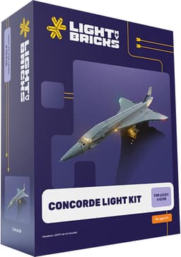 Light My Bricks Concorde lyssett 10318