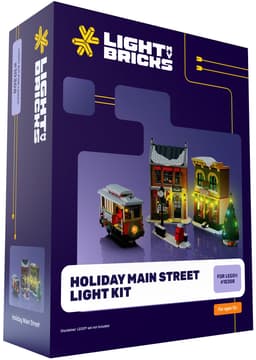 Light My Bricks Holiday Main Street lyssett 10308