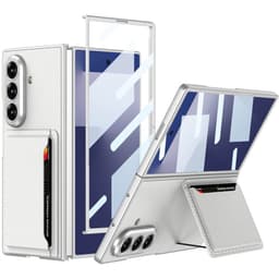 Leather Shield deksel Samsung Galaxy Z Fold 7 – Frosted silver