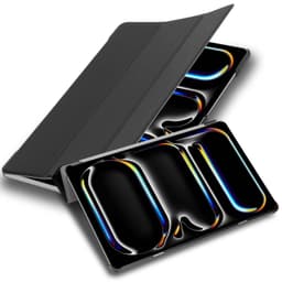 iPad 13 Pro 2024 Suojakuori Lompakkokotelo (musta)