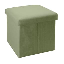 Hopfällbar sittpall 38x38x38 cm Sittstol Sittkub (Grön)