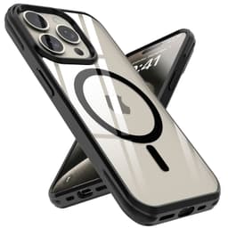 iPhone 15 PRO Deksel MagSafe kompatibel (Svart)