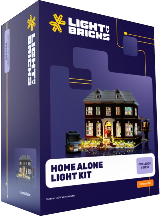 Light My Bricks Home Alone lyskit 21330
