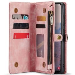 CaseMe puhelimenkotelo 008 8-kortti Samsung Galaxy S25 FE - Vaaleanpun