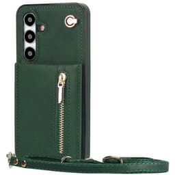 Zipper halskæde cover Samsung Galaxy S25 FE - Grøn