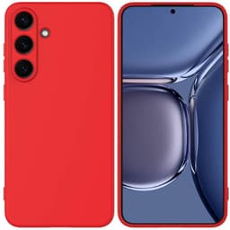 Liquid silikone cover Samsung Galaxy S25 FE - China Red