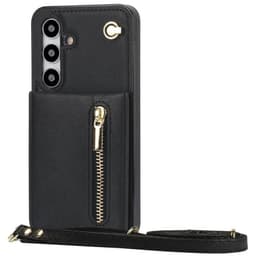 Zipper kaulakorukuori Samsung Galaxy S25 FE - Musta