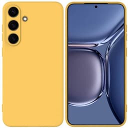 Liquid silikone cover Samsung Galaxy S25 FE - Gul