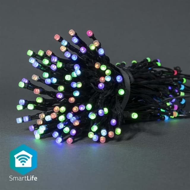 Nedis SmartLife Julbelysning | Sträng | Wi-Fi | RGB | 84 LED's