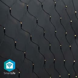 Nedis SmartLife Julelys | Nett | Wi-Fi | Varm Hvit | 280 LED's | 3.00 m | 3 x 2 m | Android/ IOS