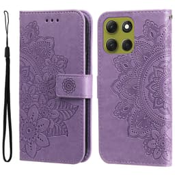 SKALO Motorola Moto G86 Power 5G Mandala Plånboksfodral - Lila
