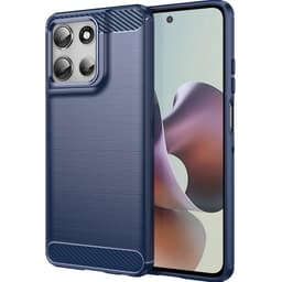 SKALO Motorola Moto G56 5G Armor Carbon Cover - Blå