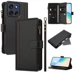 SKALO Motorola Moto G56 5G Big Wallet 11-FACK Plånboksfodral - Svart