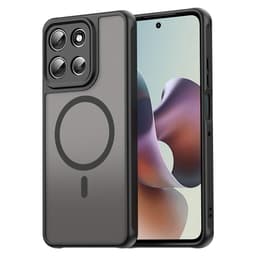 SKALO Motorola Moto G56 5G Matta Hybrid Suojakuori - Musta