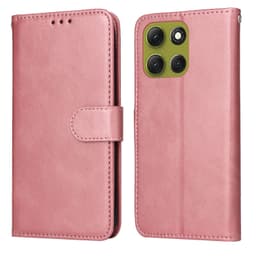 SKALO Motorola Moto G86 Power 5G PU-läder Plånboksfodral - Rosa
